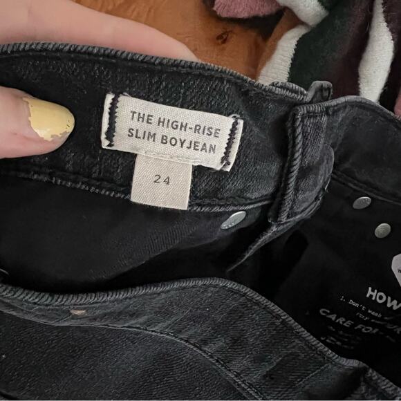 Madewell The High-Rise Slim Boyjean in Allwood Wash - Picture 7 of 10